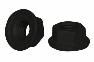 Гайка М5 з зубчастим фланцем, клас міцності 10, без покриття